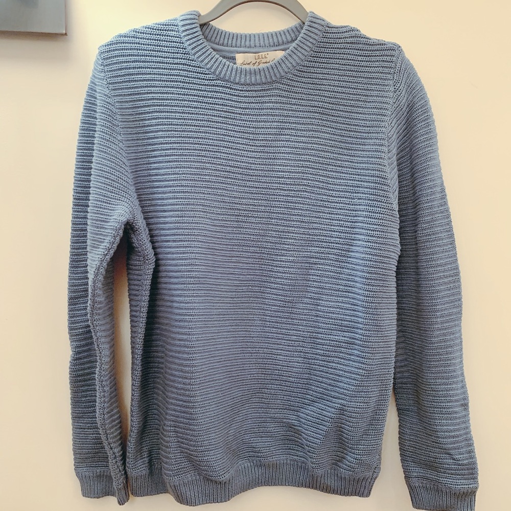 H&M LOGG Blue Cord Sweater